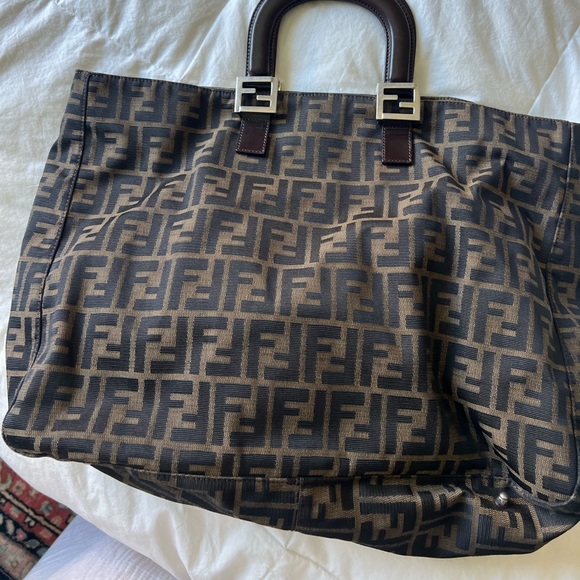 Fendi Zucca Monogram Tote - Picture 3 of 11
